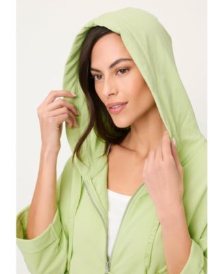 Women's Hooded Jersey Zip Jacket