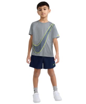 Boys' 4-7 Dri-FIT Crewneck T-Shirt and Woven Shorts, 2-Piece Set