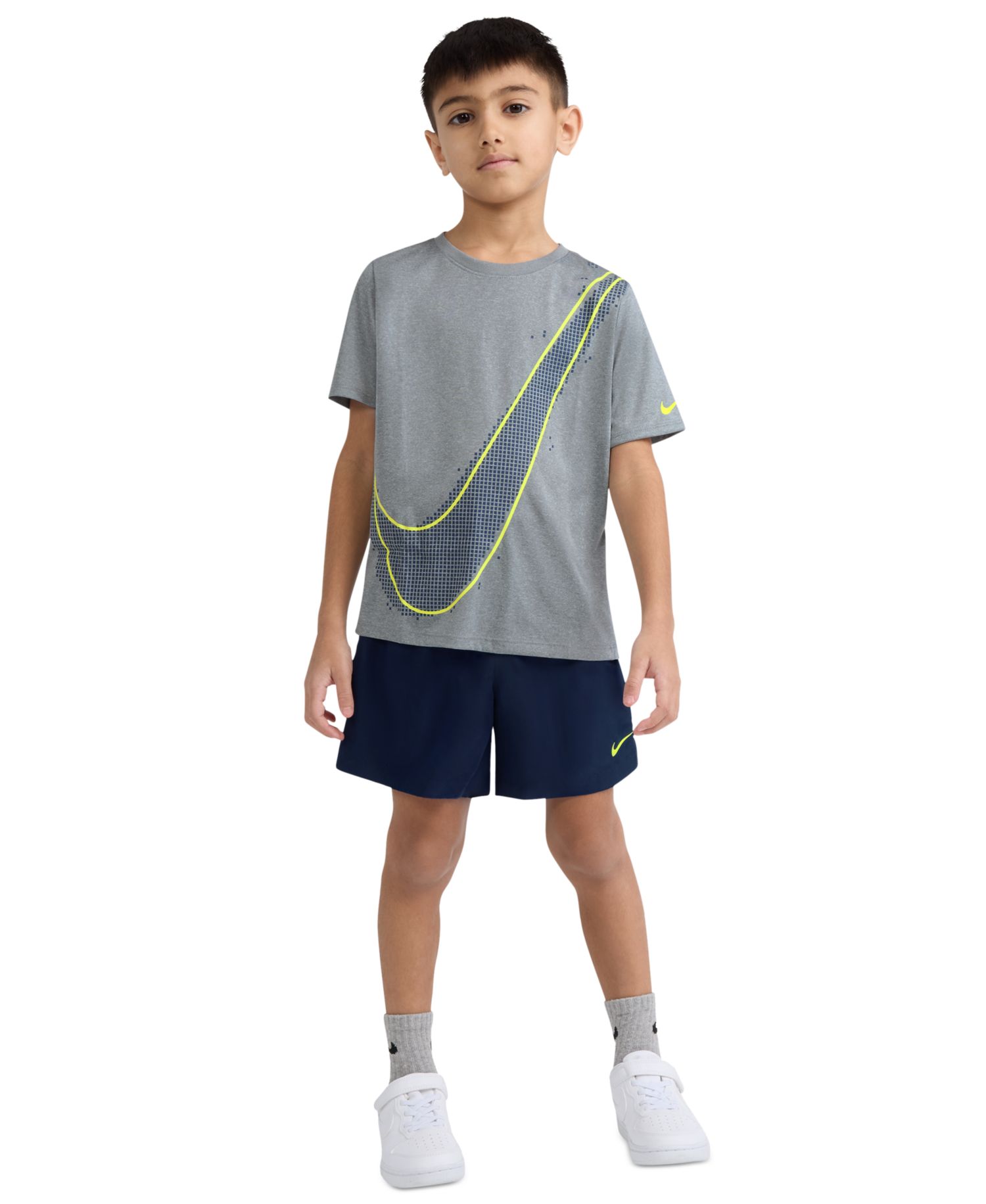 Boys' 2T-7 Dri-FIT Crewneck T-Shirt and Woven Shorts, 2-Piece Set