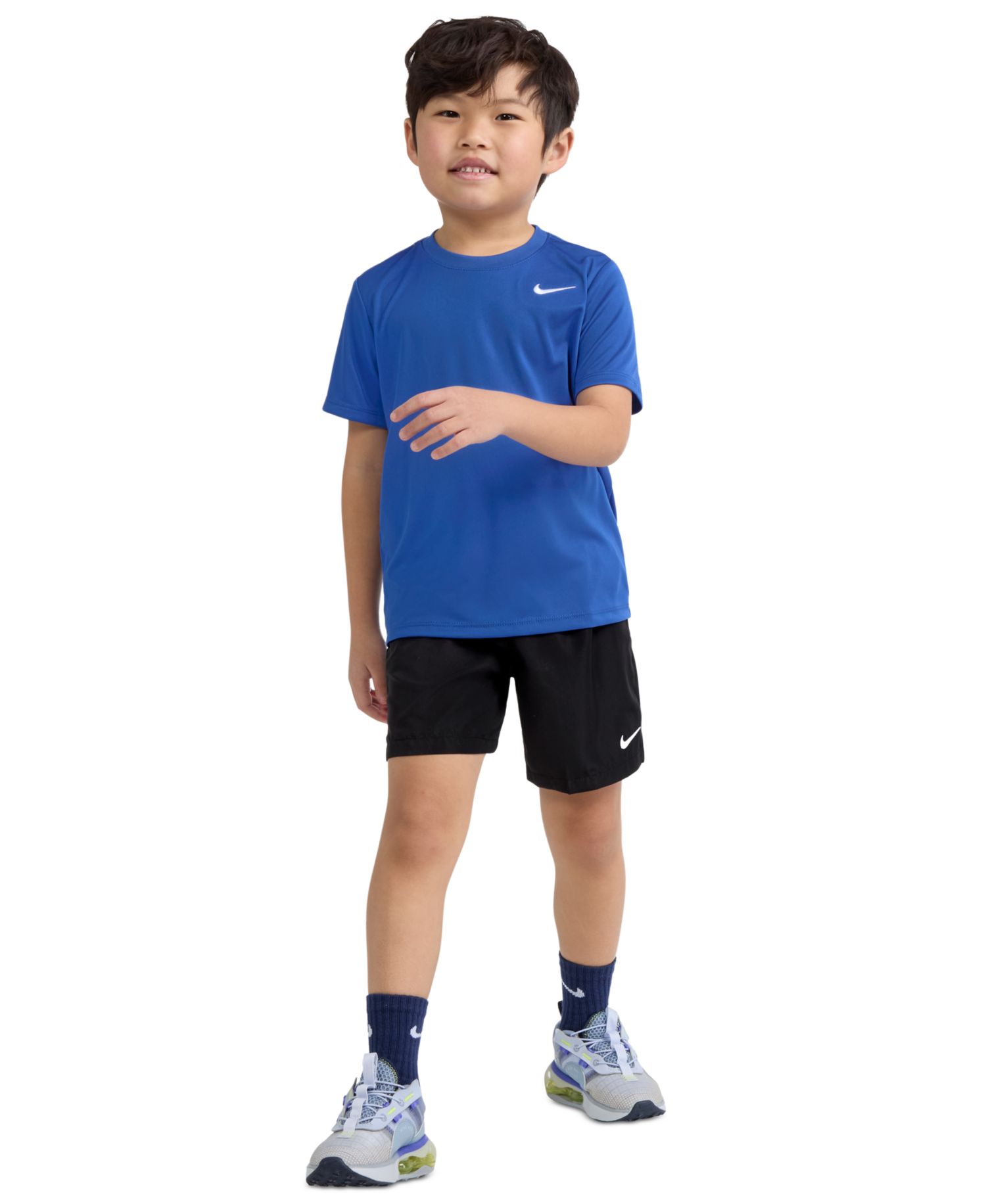 Boys' 2T-7 Dri-FIT Crewneck T-Shirt and Woven Shorts, 2-Piece Set