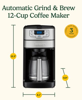 Grind and Brew 12 Cup Coffee Maker DGB-400NAS