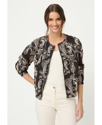 Women's Embroidered Indoor Jacket