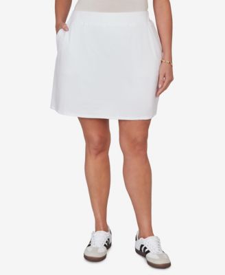 Plus Size French Terry Pull-On Skort
