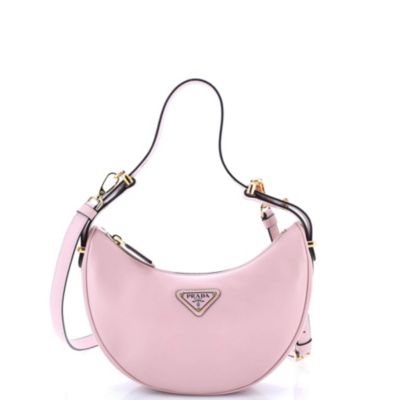 Mini Arque Half Moon Hobo Leather