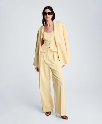 Women's Fly-Front Double Pleated Pants