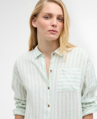 Women's Annie Striped Drop Shoulder Shirt