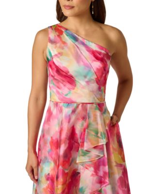 Petite Printed High-Low Dress