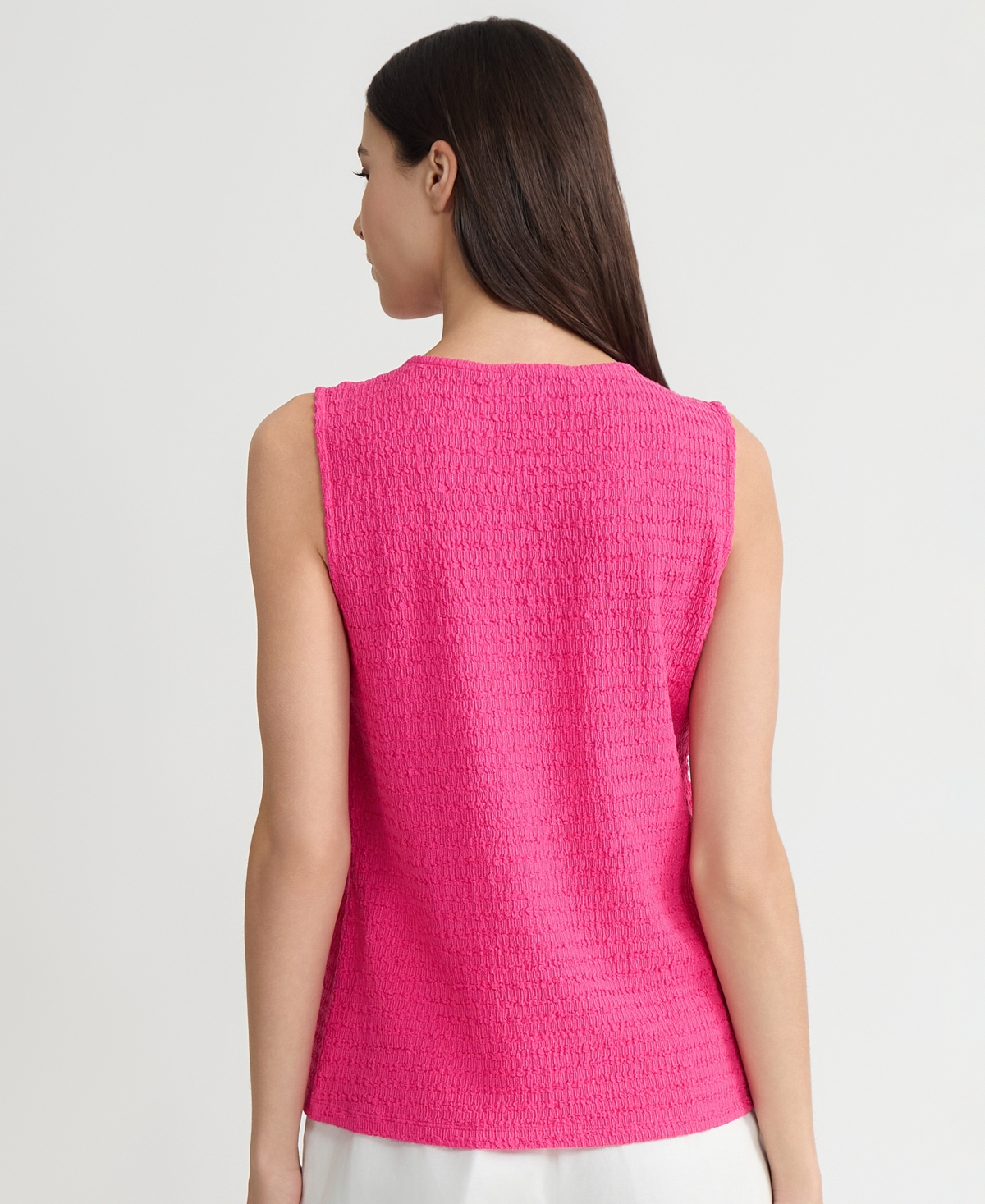 Kasper Women's Textured Sleeveless Top, Regular & Petite