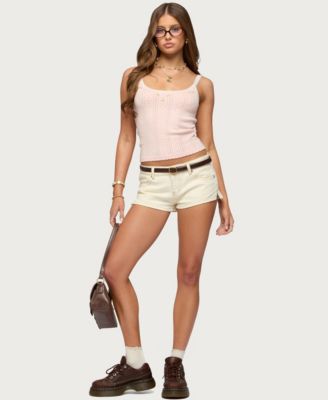 Women's Rosaliee Pointelle Knit Tank Top