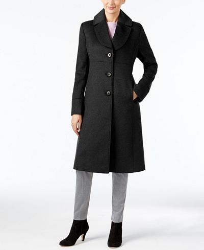 Jones New York Wool-Blend Walker Coat