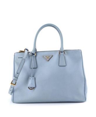 Medium Double Zip Lux Tote Saffiano Leather