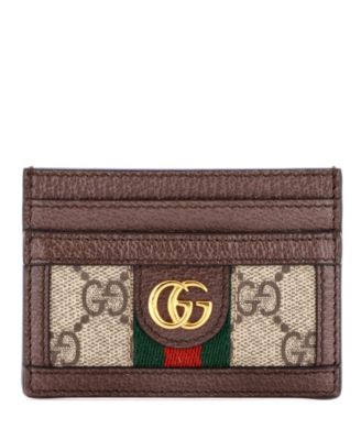 Ophidia Card Holder GG Coated Canvas