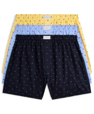 Men's Woven Boxers, 3-Pack