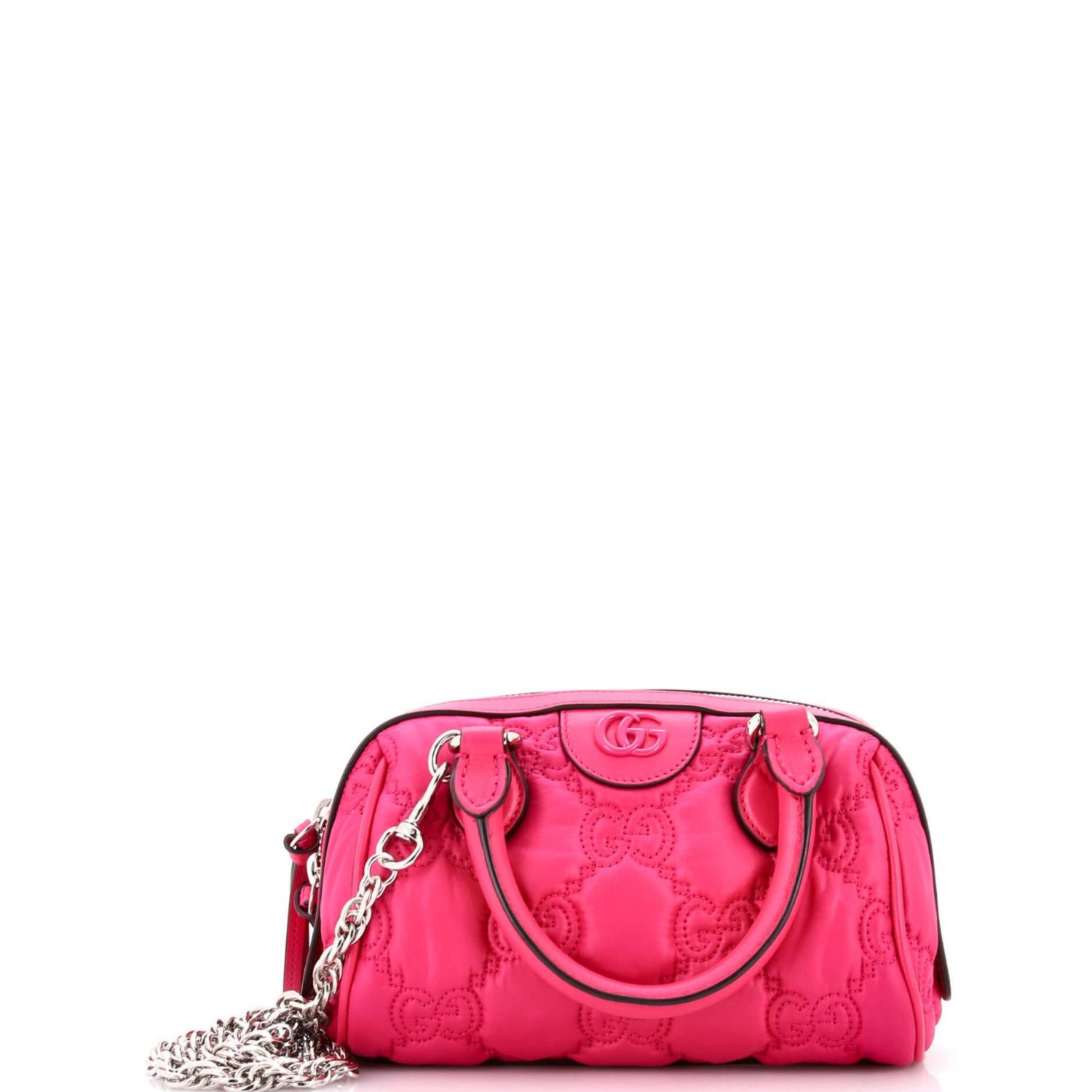 Mini Ophidia Convertible Boston Top Handle Bag GG Matelasse Leather