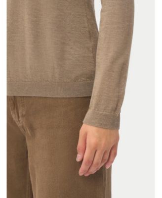 Women's Wardrobe Essential Cashmere-Silk T-Neck Sweater