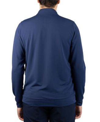 Men's Micro Grid Textured Performance Quarter Zip