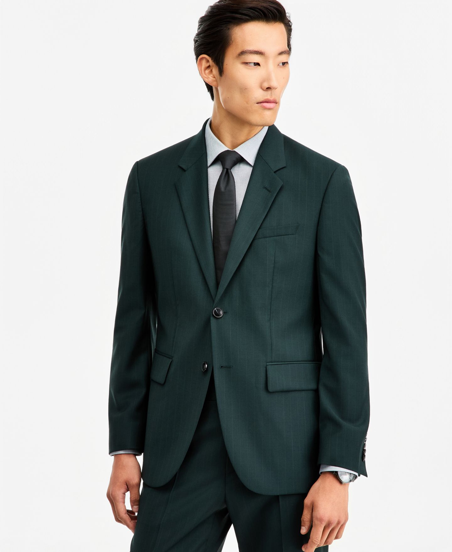 Мужские комплекты Hugo Boss Modern-Fit Suit Separates, цвет: Средний зелёный — фото 3