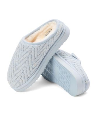 Women's Greta Genuine Shearling Knit Clog Slipper