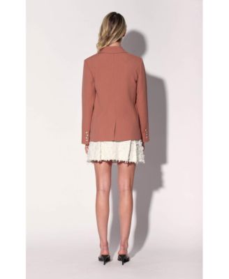 Women's Serena Clay Pinstripe Blazer