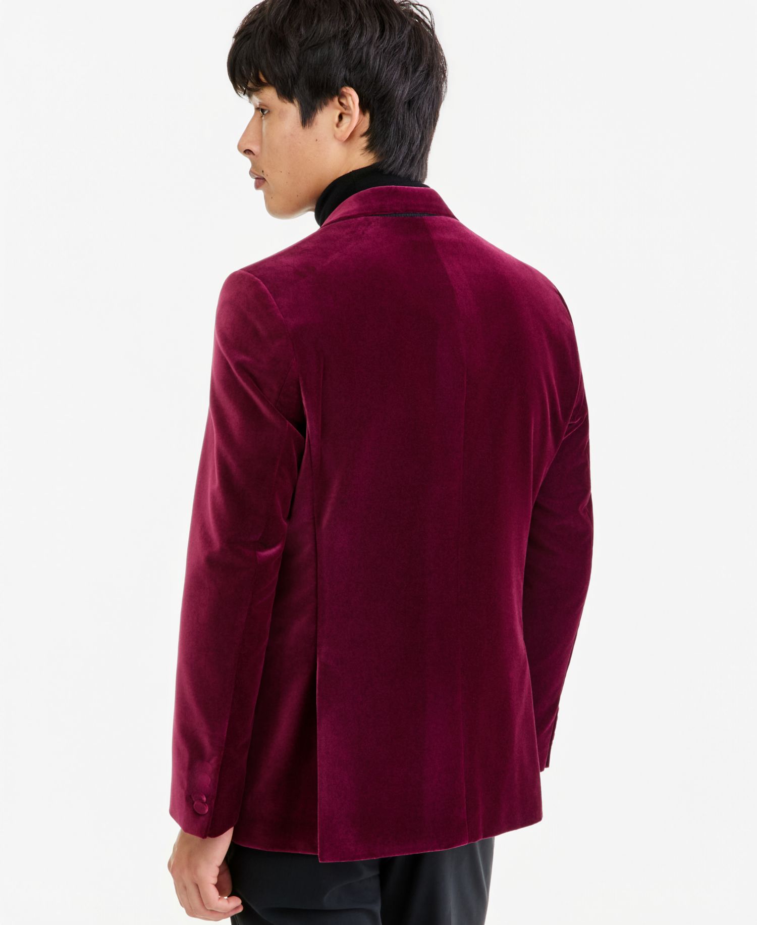 Men's Modern-Fit Velvet Blazer