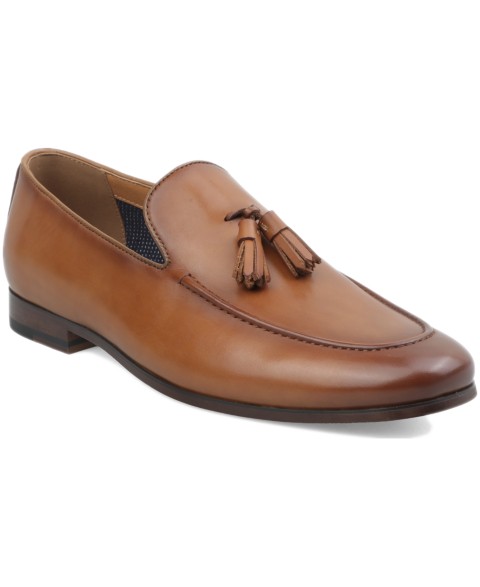 Мужские Bar III Men's Benjiee Leather Slip-On Tassel Loafers