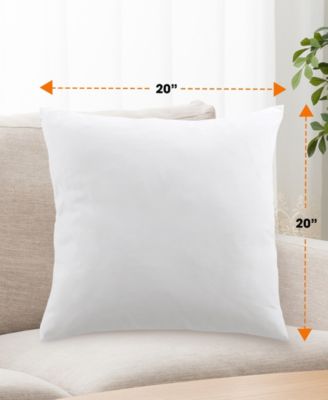 Natural Kapok 2-Pack Pillow Inserts, 20" x 20"