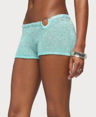 Women's Sarina Sequin Knit Micro Shorts