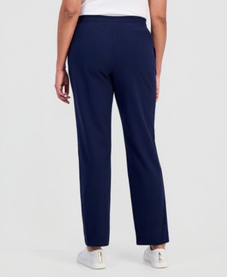Women's Mid-Rise Drawstring-Waist Sweatpants