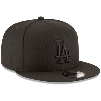 Los Angeles Dodgers Triple Black 9FIFTY Snapback Cap