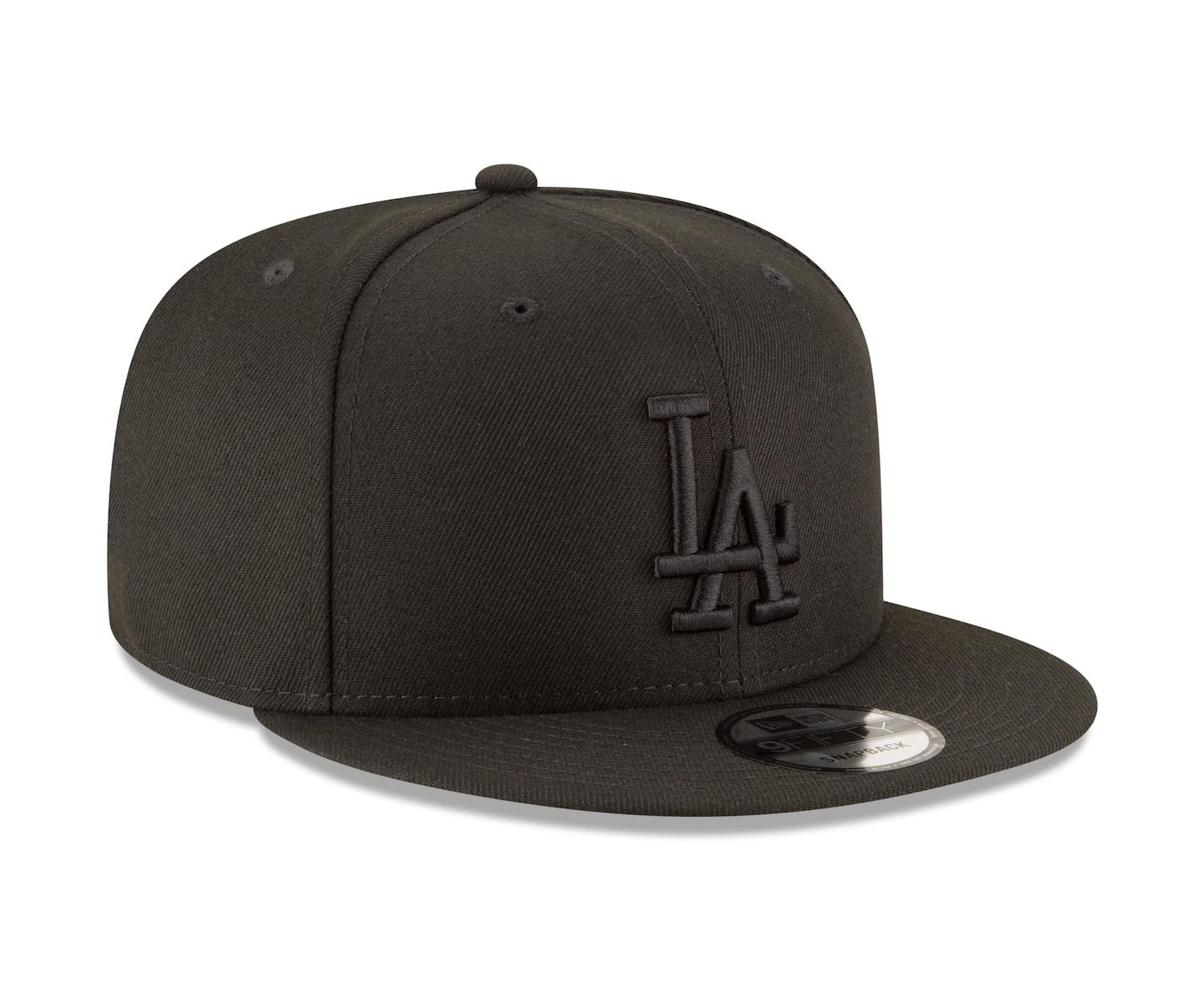 Мужская кепка New Era Los Angeles Dodgers Triple Black 9FIFTY Snapback — фото 3