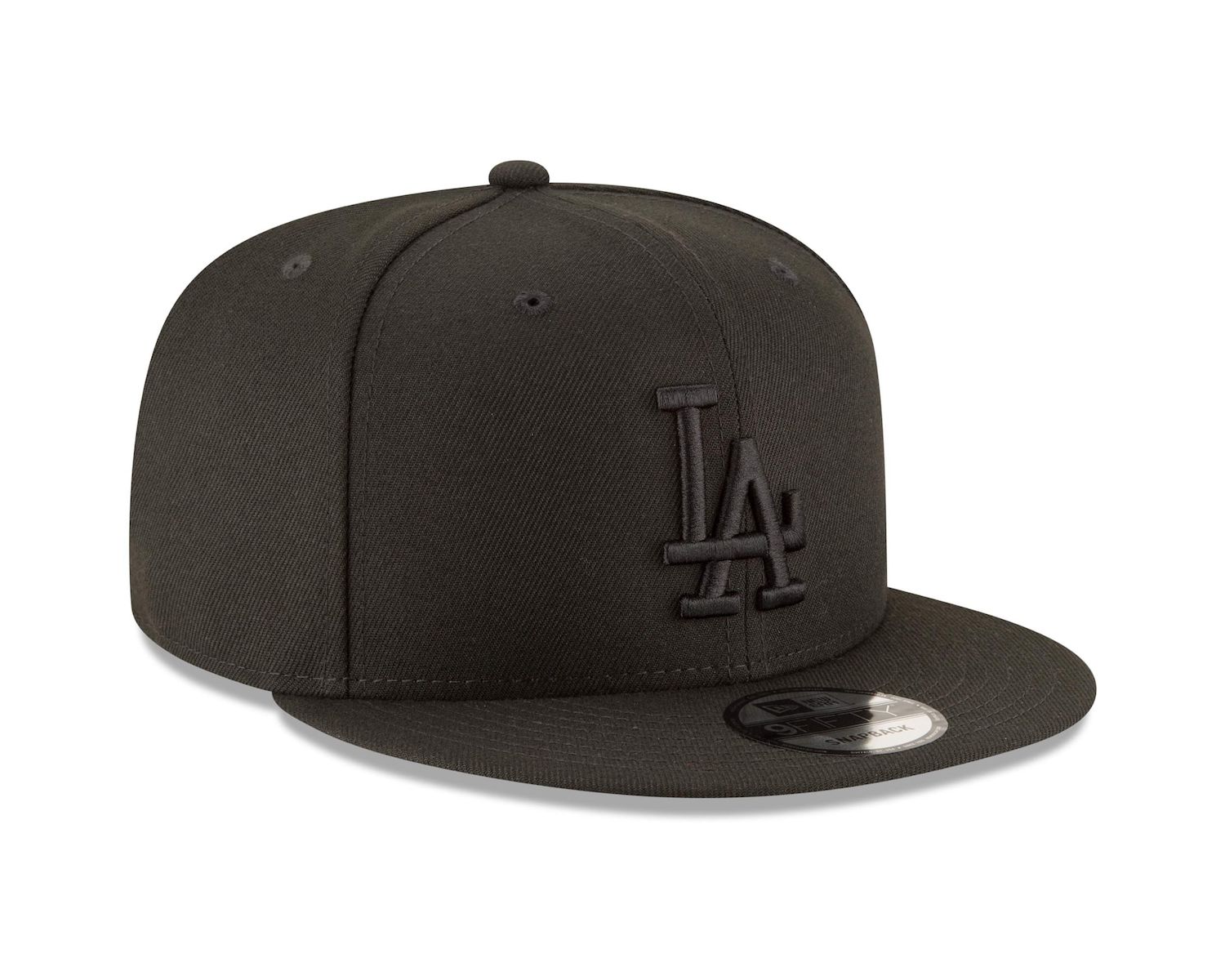 Los Angeles Dodgers Triple Black 9FIFTY Snapback Cap