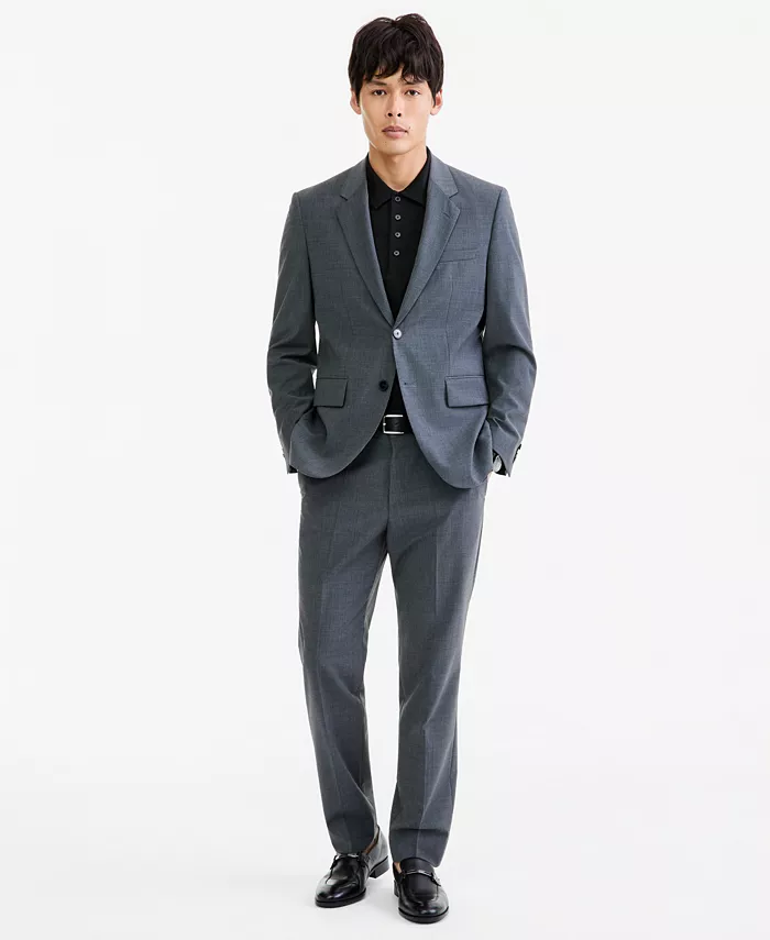 Men's Modern-Fit Wool Blend 2-Piece Suit