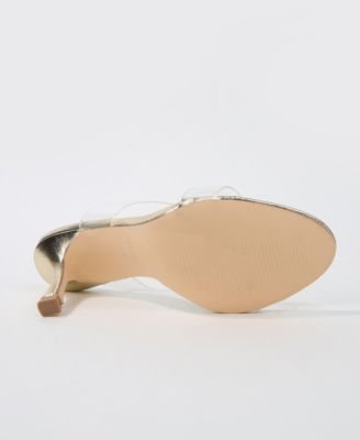 Women's Calia Clear Strap Heeled Slides
