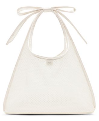 Bow Small Mesh Tote Handbag
