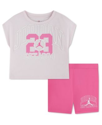 Boys' Toddler 2T-4T Boxy Top and Bike Shorts, 2-Piece Set