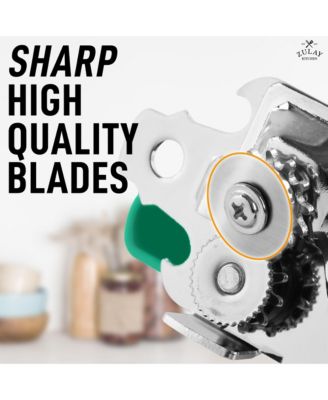 Heavy Duty Can Opener Wide Grip Smooth Edge Cut with Comfortable Grip