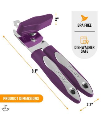 Heavy Duty Can Opener Wide Grip Smooth Edge Cut with Comfortable Grip