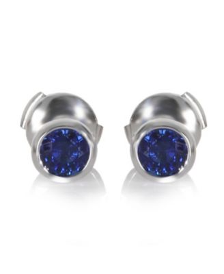Platinum Sapphire Elsa Peretti Color By The Yard Earrings