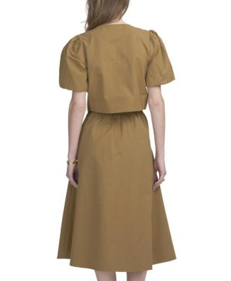 Women's Shirred Sleeve Top