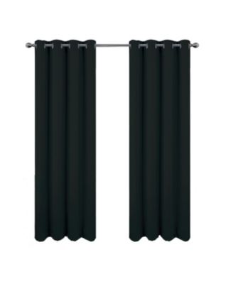Oakley Embossed Blackout Polyester Window Curtain Grommet Panel
