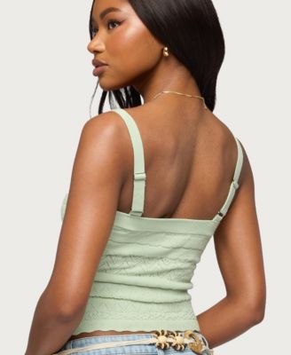 Women's Naia Pointelle Knit Tank Top