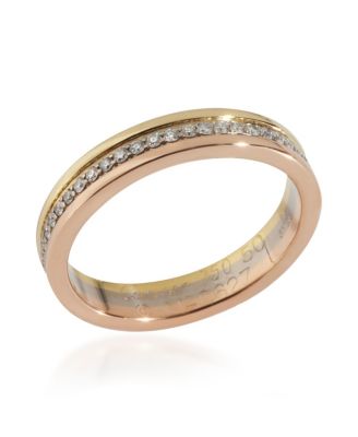 3-Tone Gold Diamond Vendome Louis Cartier Band
