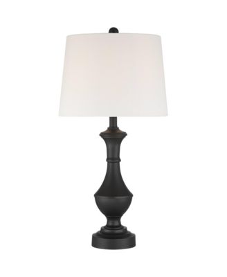 Theo 27 1/4" High Metal Column Table Lamp with Dimmer