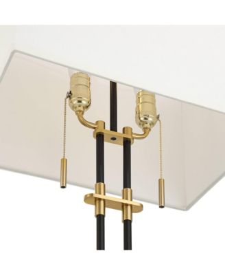 Stefano 30 1/4"H 2-Light Pull Chain USB Table Lamp Set of 2