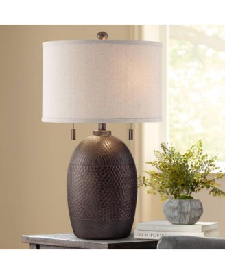 Byron 27 1/2" Tall Farmhouse Country Cottage Table Lamps Set of 2 Pull Chain