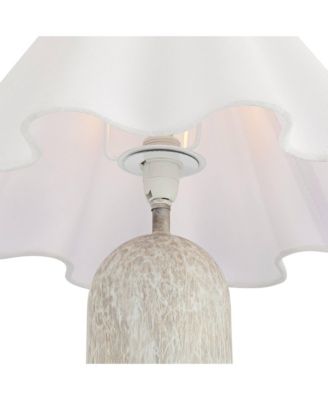 Demi High Marbleized Metal Accent Table Lamp with Dimmer