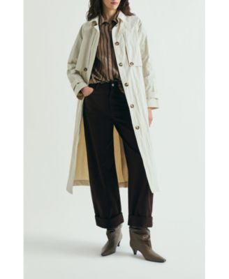 Women's Lightweight Multi-Position Trench Coat