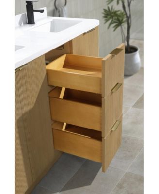 Calamigo 55" Bathroom Vanity Oak