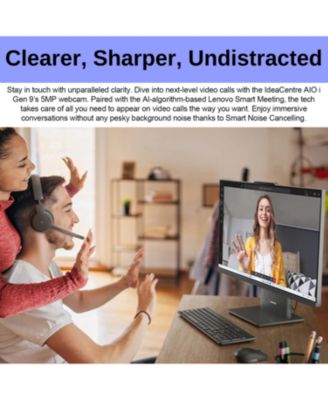 IdeaCentre I 27" All-in-One AMD Ryzen 5 64GB RAM AMD Radeon Graphics 4TB SSD Storage Windows 11 Home 100Hz