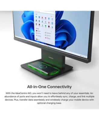IdeaCentre 27" All-in-One AMD Ryzen 7 64GB RAM AMD Radeon Graphics 2TB SSD Storage Windows 11 Home 100Hz